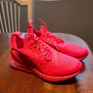 Women’s Nike Air Max 270 Triple Hyper Pink Bubblegum Sz 8